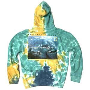 Bahamas Islands Hoodie Mens Size M Medium NAT GEO Tie Dye National Geographic
